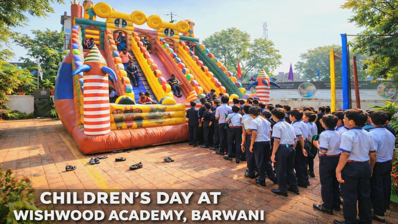 Grand Children's Day Celebration at WISHWOOD ACADEMY, BARWANI | Games, Treats & Endless Fun