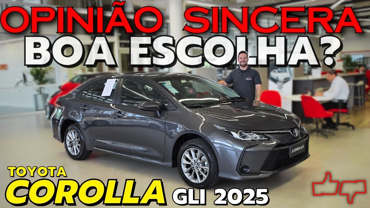 Toyota Corolla GLi 2025 - O que perdeu? Modelo mais barato da marca no mercado! Mas tem pegadinha.