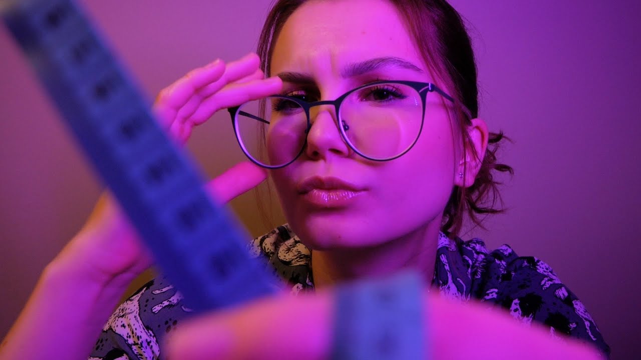 ASMR PO POLSKU | mierzenie Twojej twarzy • bliski szept • dźwięki ołówka • osobista uwaga