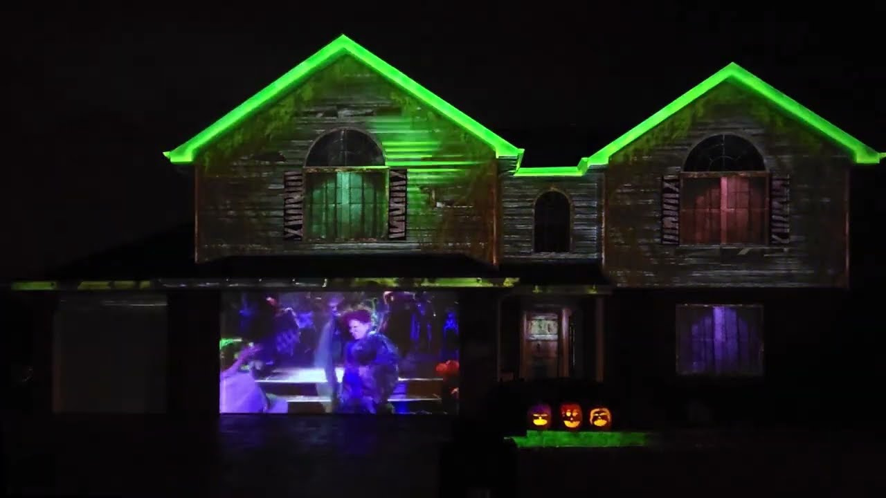 Hocus Pocus 'I Put A Spell On You' Halloween Projection