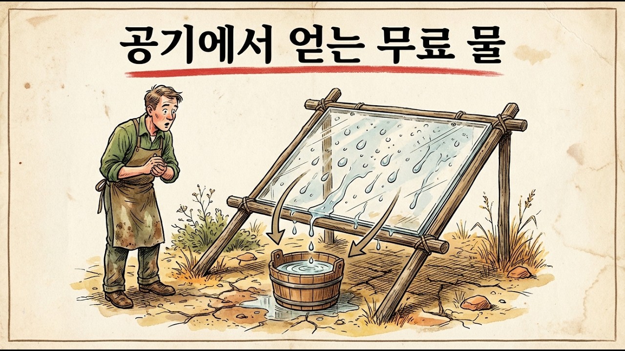 10달러짜리 장치로 끝없이 물을 만드는 방법 (잊혀진 오래된 공학 기술)