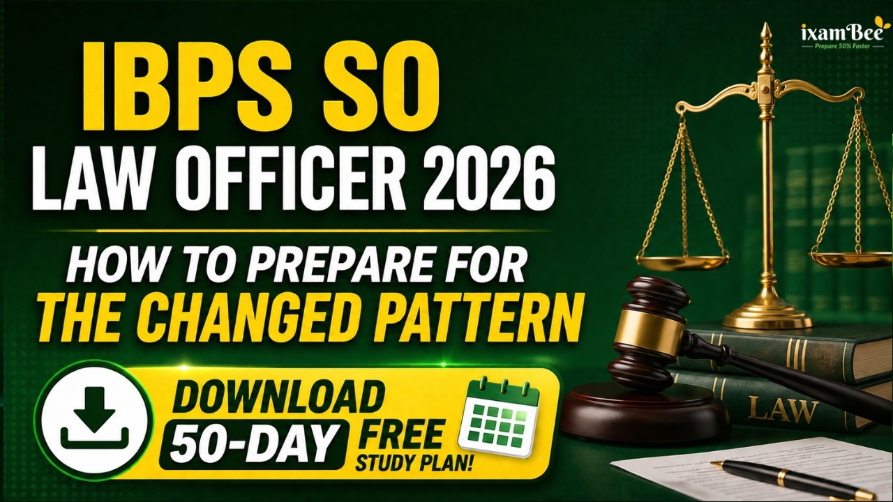 IBPS SO Law Officer 2026 | Как подготовиться к измененному формату + БЕСПЛАТНЫЙ 50-дневный план о...