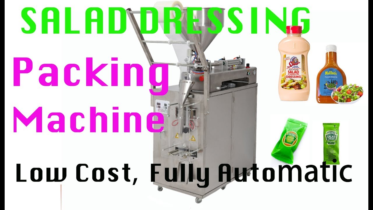Salad dressing sauce packing machine