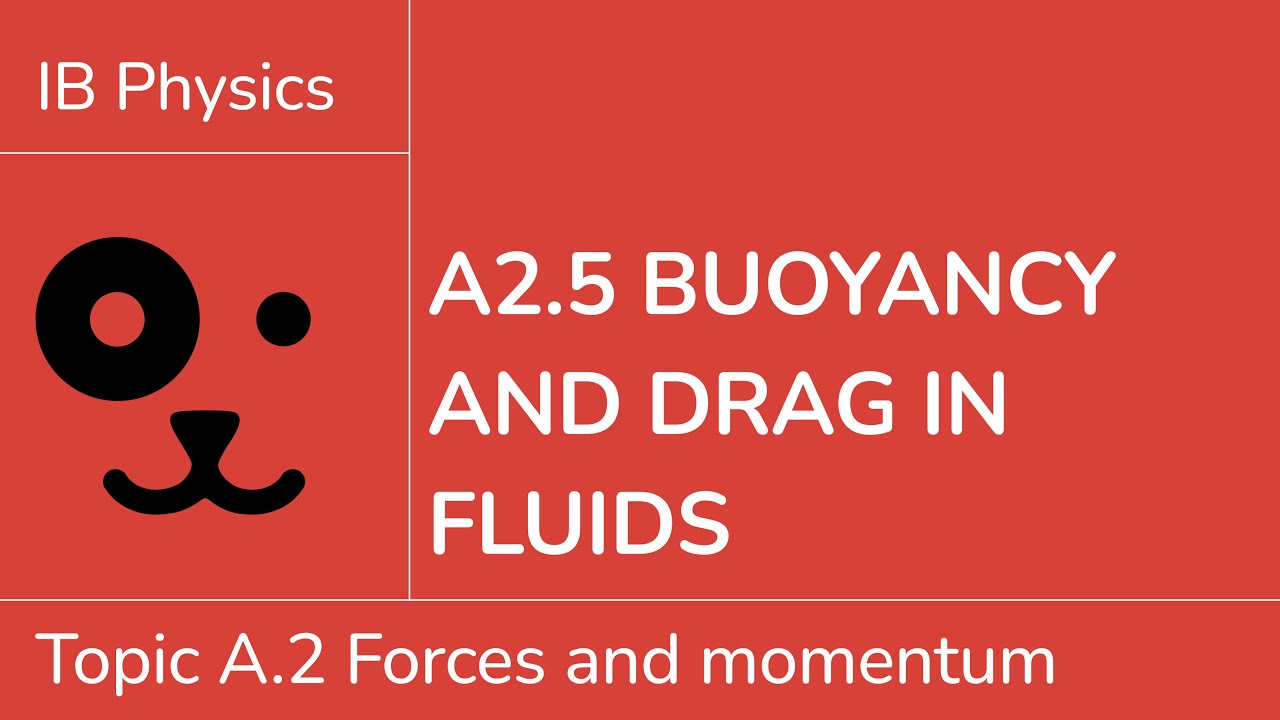 A2.5 Buoyancy and drag in fluids [IB Physics SL/HL]