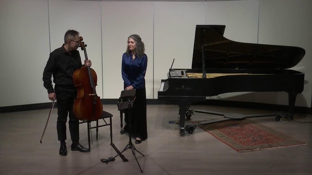 Faculty Recital: Kirsten Smith, piano with Jia-mo Chen, cello. Saturday, November 15, 2025, 7–8:30pm
