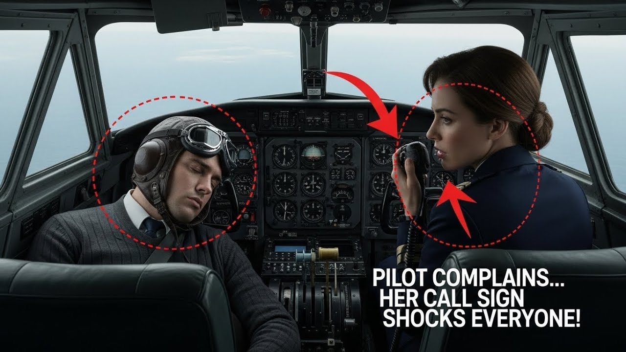 Sie schwieg während des Fluges, bis der Pilot in 9 000 m zusammenbrach und ihr Rufzeichen offenb