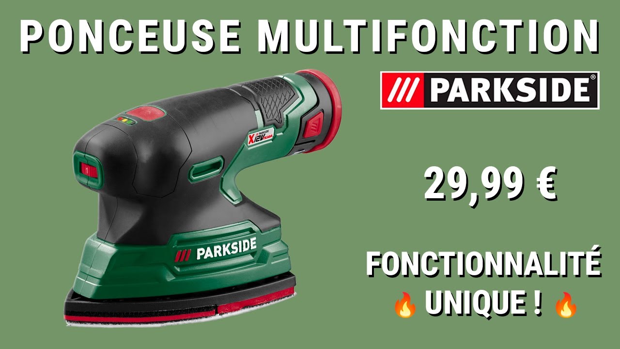 Review et Test Ponceuse multifonction 12v PAMS B2 parkside (avis)