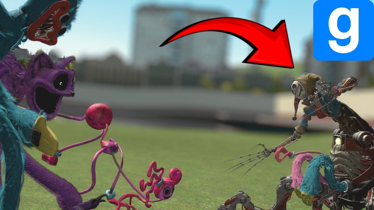 GMod Poppy Playtime Prototype Vs All Monsters Part 2!