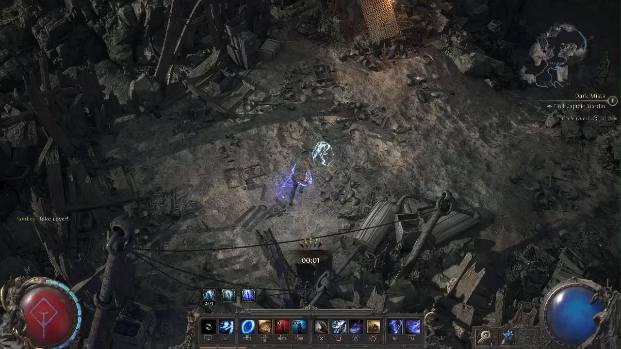 Path of Exile 2 New Runic Skill - Grim Pillars is sick as hell