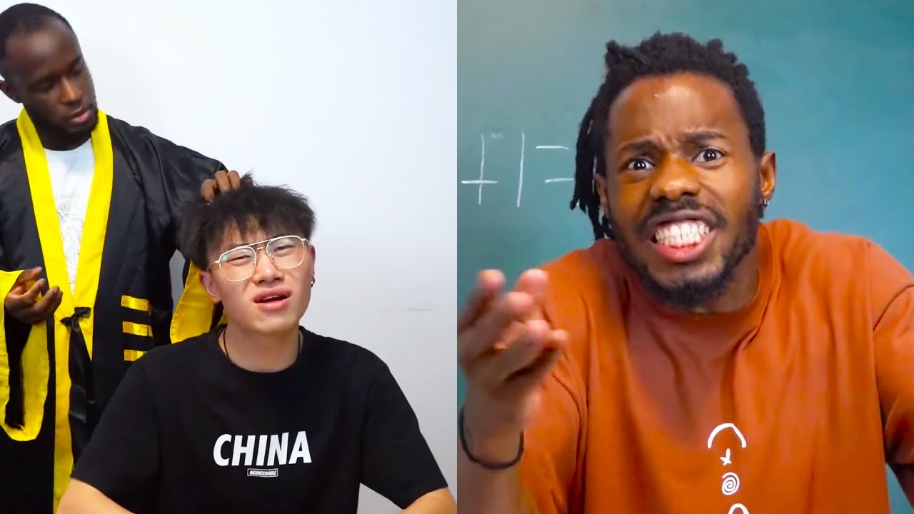 上课“摸鱼”的最高境界！鬼鬼课上开始理发算命，老师提问被气到红温！#万万没想到#搞笑#创意