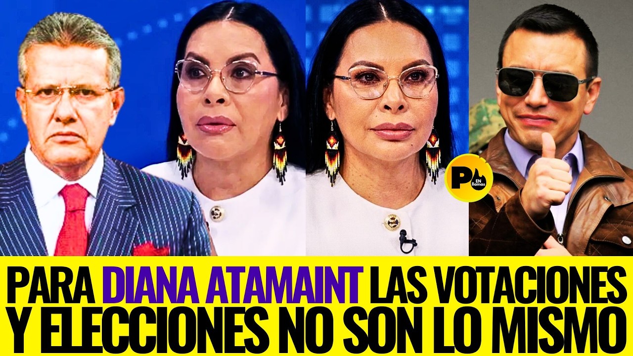Dr. Augusto Tandazo (Para Diana Atamaint las votaciones y elecciones no son lo mismo)