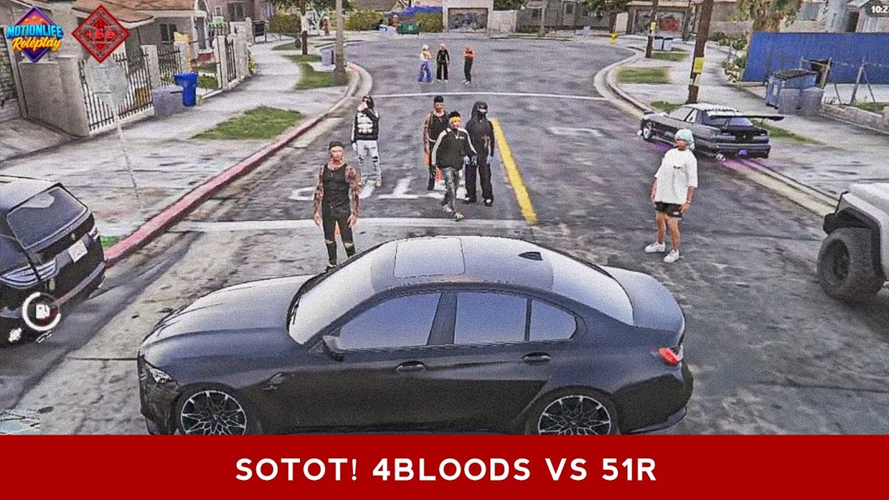 SOTOT 4BLOODS VS 51R! NAHMIER DEVIL MODE ON! - GTA 5 Motionlife Roleplay #motionlife #mlrp #4blood 