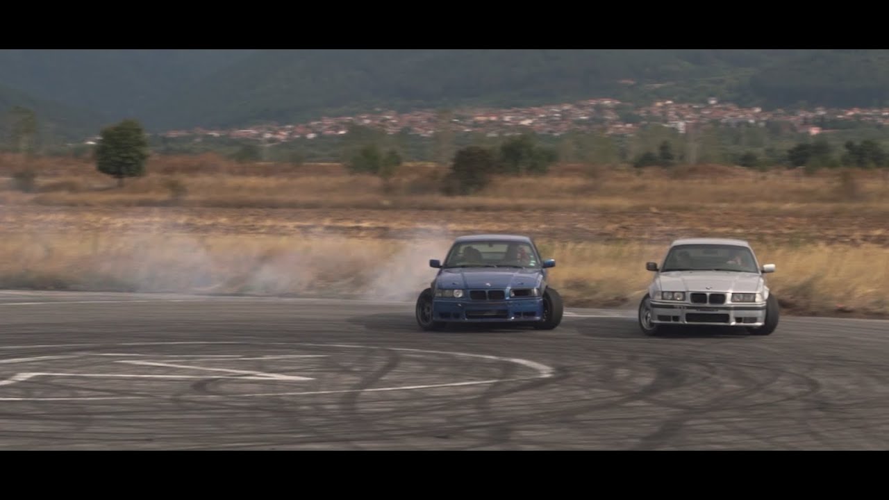 Twin drifting practice with my new drift car || BMW E36 M50B28