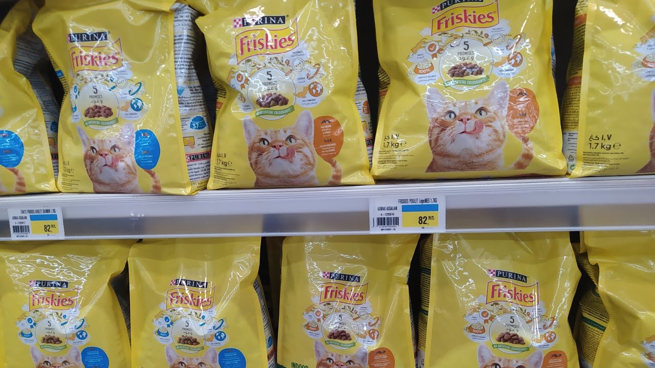 اكل القطط والكلاب 🙀👻 marque de croquettes pour chat et chien عند اسواق السلام