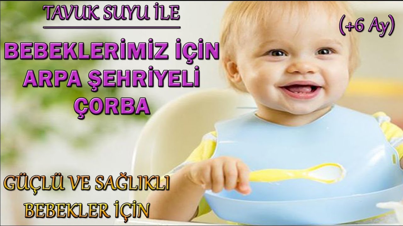 Bebeklerin Çok Sevdiği Çorba🍲Tavuk Suyu İle Yoğurt Çorbası (+6 ay) Arpa Şehriyeli Bebek Çorbası