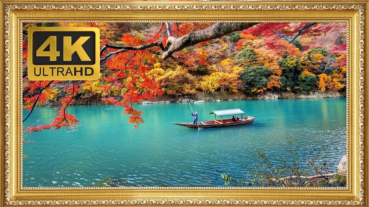 🖼️🍁 Turn Your TV into a 4K Work of Art | Japanese Fall Scenery 🇯🇵