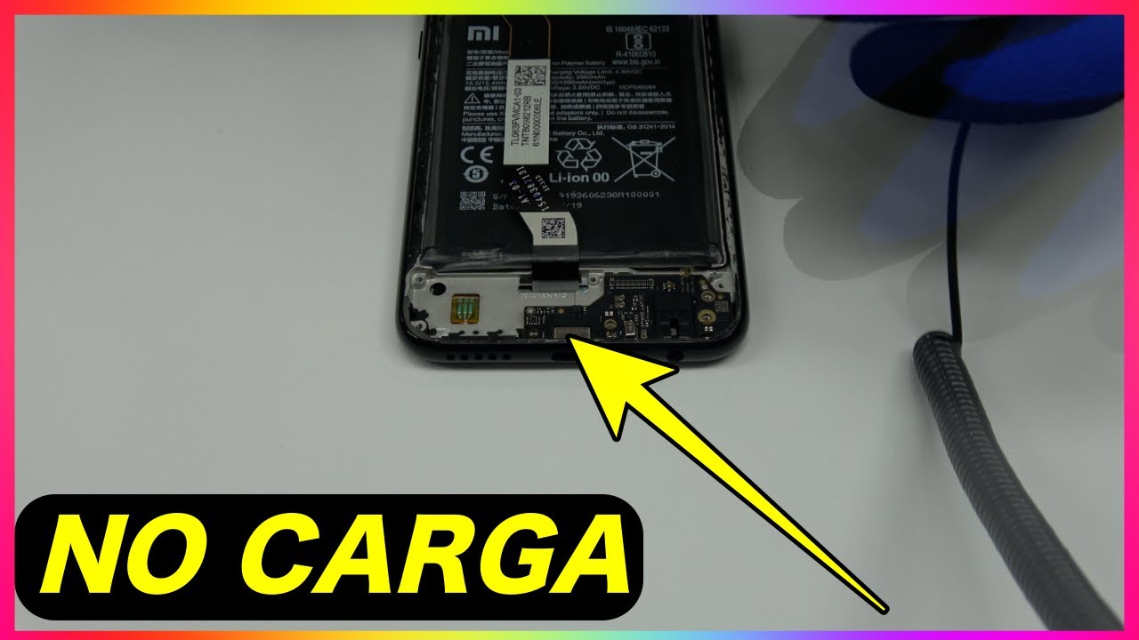 Redmi Note 8 No Carga Cambiar el Módulo de Carga