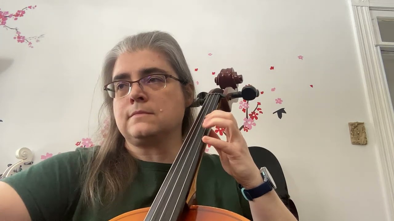 A Mission to Mars, under the Martian night sky, cello part measures 51 to 68