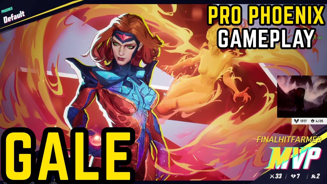 2 MINUTE BAN PHASE😮‍💨 GALE PRO PHOENIX GAMEPLAY WITH GURU | MARVEL RIVALS SEASON 3