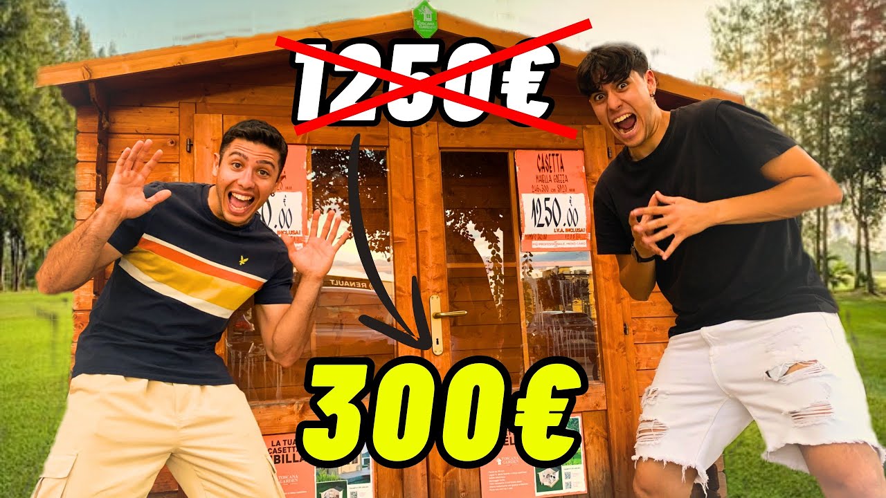 Come Costruire un Capanno da Giardino con Solo 300&euro; - Sfida di Risparmio!