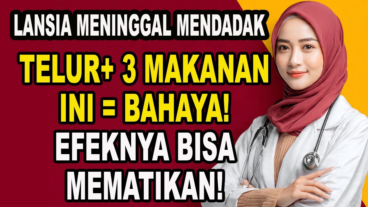 LANSIA WAJIB! Stop Makan Telur Bersamaan dengan 3 Makanan Ini – Efeknya Amat Sangat Fatal!