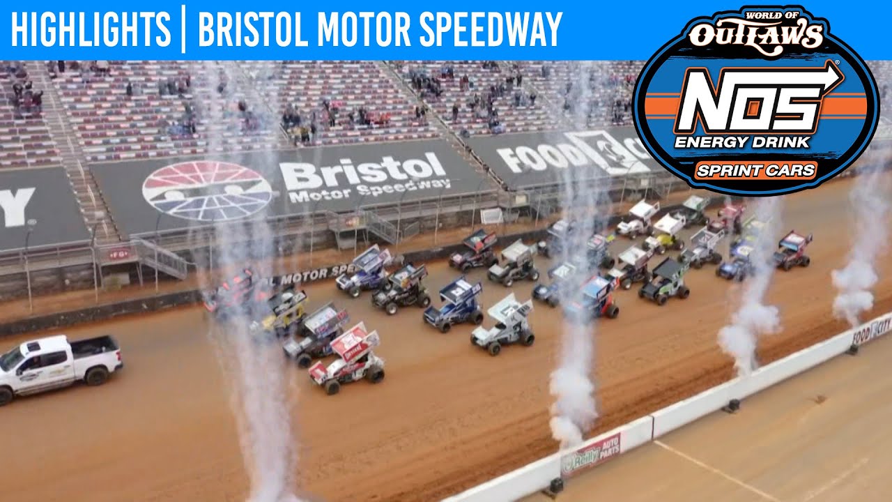 World of Outlaws NOS Energy Drink Sprint Cars at Bristol Motor Speedway April 25, 2021 | HIGHLIGHTS