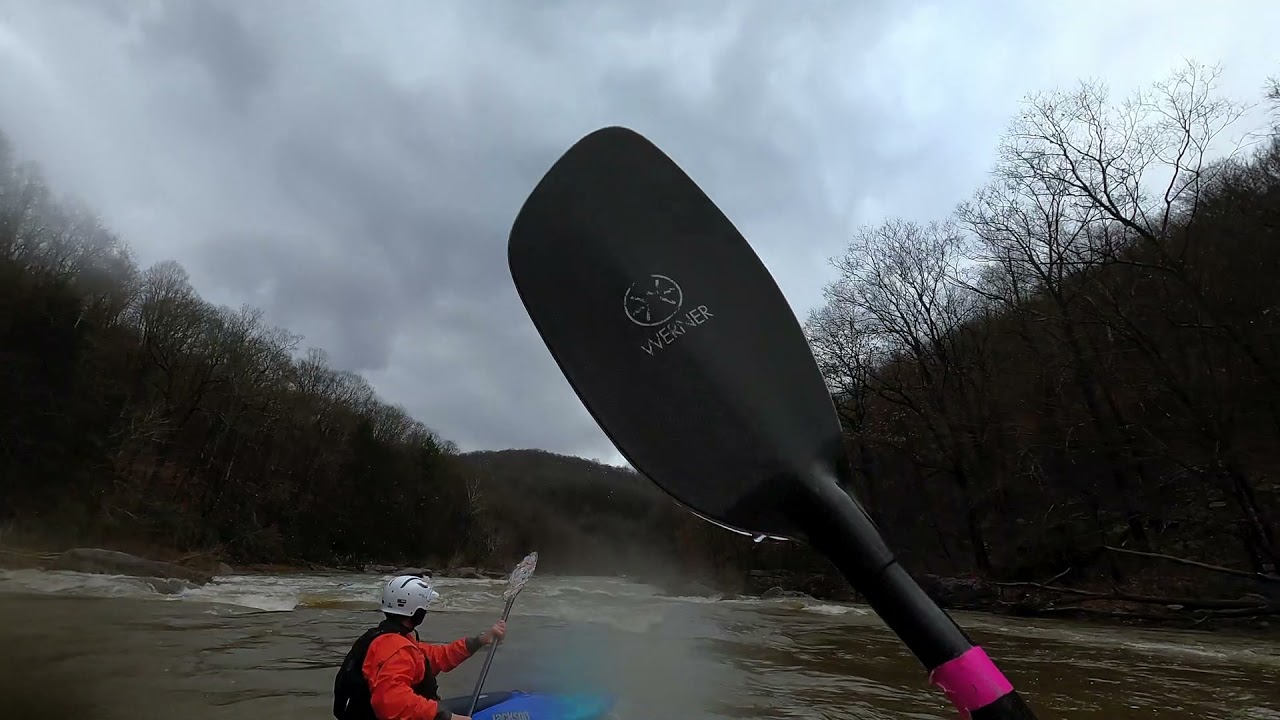 Lower Yough at 6' - all rapids named