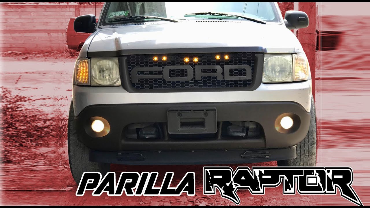 Como Adaptar La Parrilla Ford RAPTOR En Tu Ford Explorer Sport Trac y Darle Una Vista Mas Agresiva