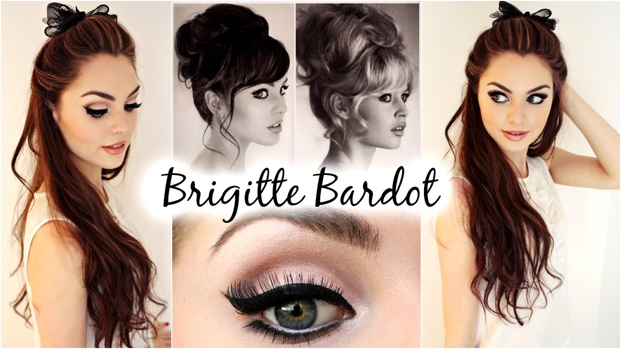 Brigitte Bardot Big Hair & Makeup Feat. Garnier Full & Plush Products! - Jackie Wyers