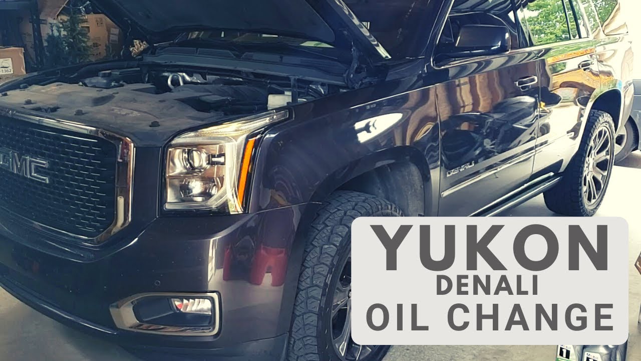 Замена масла в двигателе GMC Yukon Denali 6.2L V8 2015–2020 гг.
