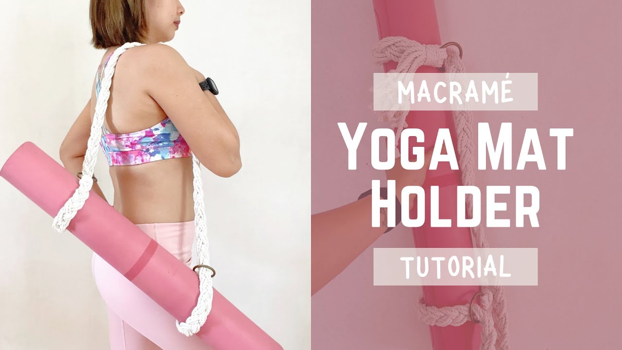 How to make: Macrame Yoga Mat Holder in 5 minutes | Tutorial for Beginners