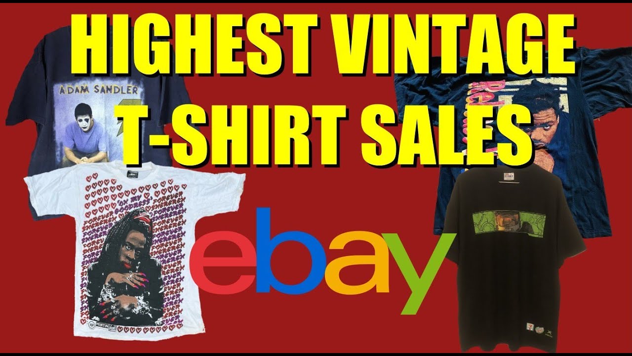 HEAT CHECK: Top 10 Highest Selling Vintage T-shirts On Ebay This week