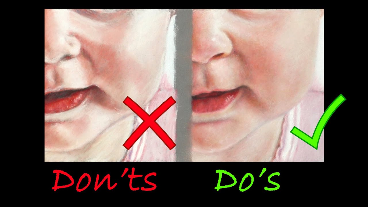 Pastel Pencil Study... Do's and Don'ts of My Skin Tone Technique. Narrated Tutorial.