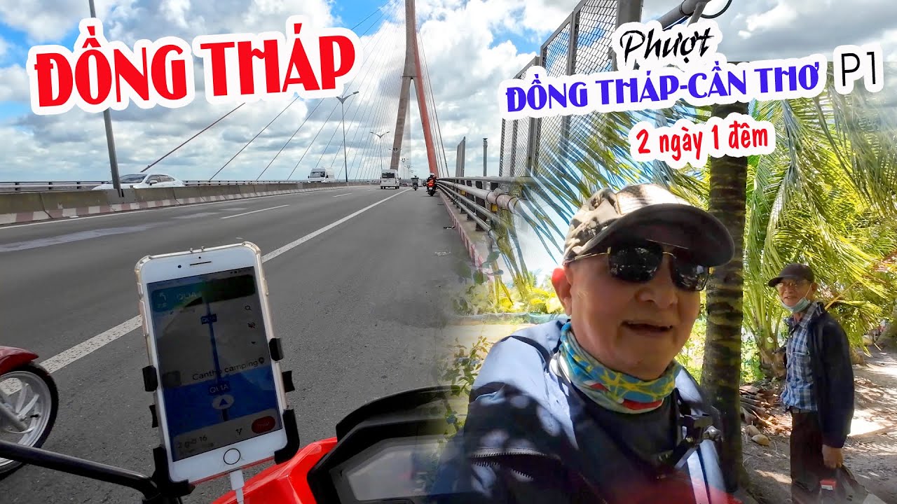 Hành trình Phượt SG - Đồng Tháp của 3 anh em: Tuấn- Thắng-Nhâm | Phượt SG - Đồng Tháp - Cần Thơ P1