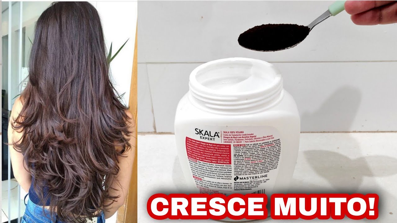 COLOQUE CAFÉ NO SEU CREME e SEU CABELO VAI CRESCER MUITO RÁPIDO!