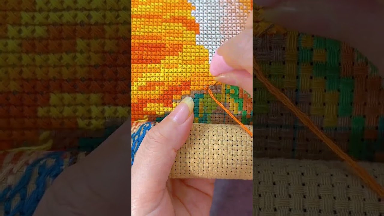 #Cross-stitch enthusiast#Cross-stitch stitch running#Cross-stitch#Cross-stitch embroidery