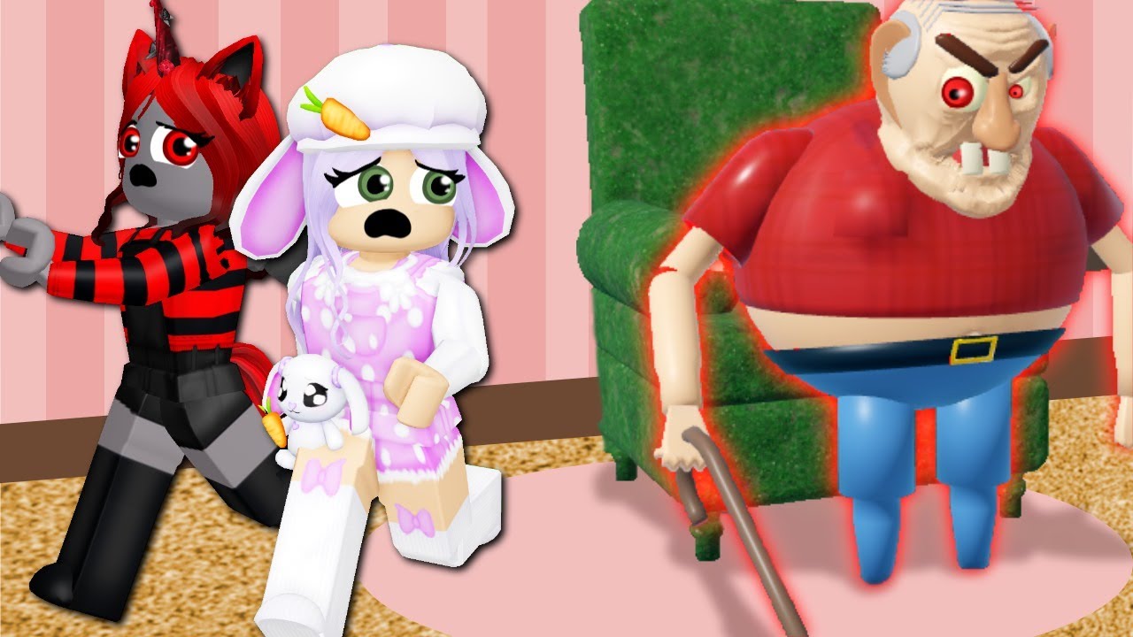 ESCAPE Evil GRANDPA Obby! (Roblox)