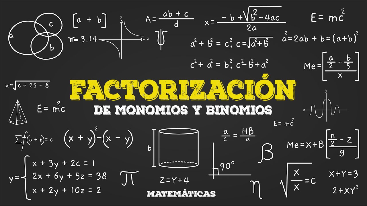 Factorización de Monomios y Binomios