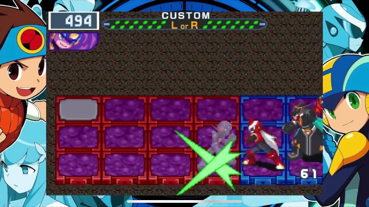 【アドコレ エグゼ5】悪CSドリルバスター VS 悪CSクナイ逃げ（パナシェさん）part2【深夜エグゼ部】