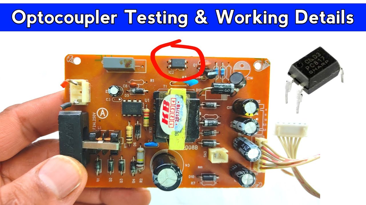 Optocoupler testing | optocoupler working | optocoupler