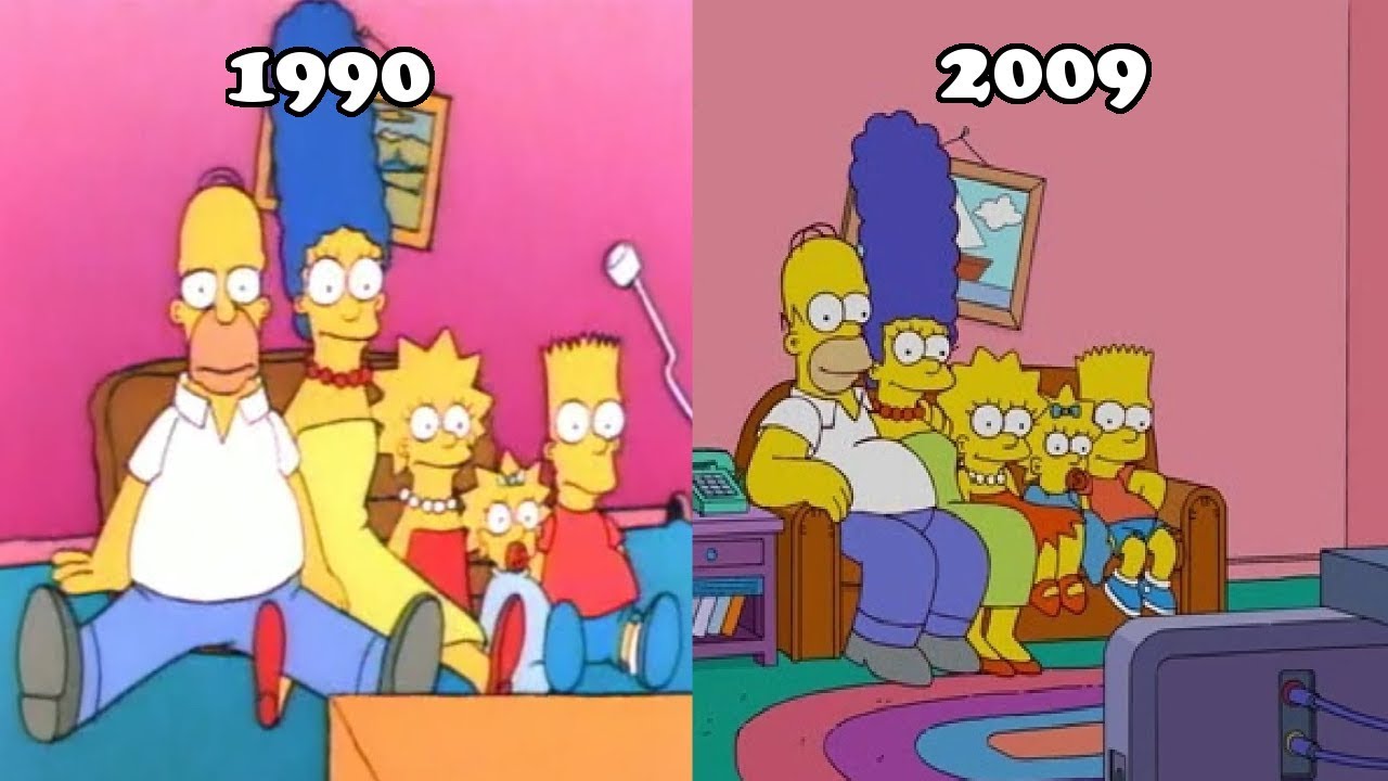 Evolução das Aberturas dos Simpsons