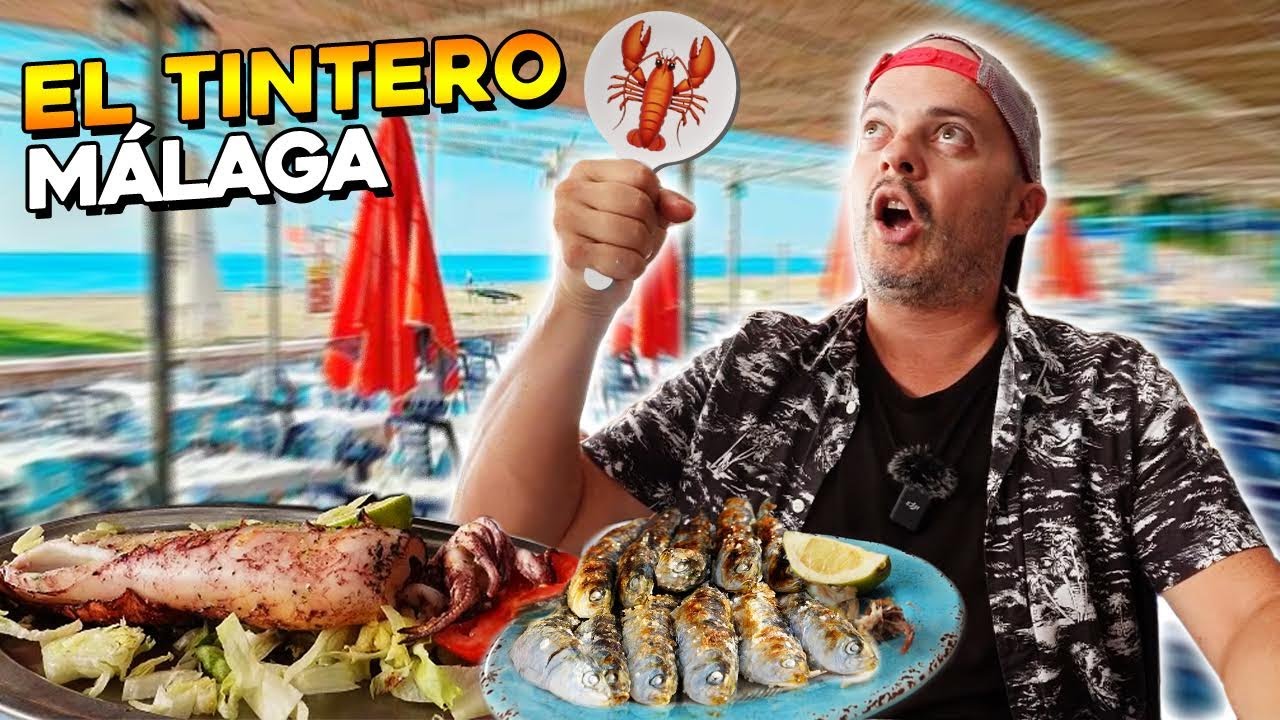 Comiendo en EL RESTAURANTE MÁS FAMOSO DE MÁLAGA 🦐🐙 *en EL TINTERO subastan las tapas andaluzas*