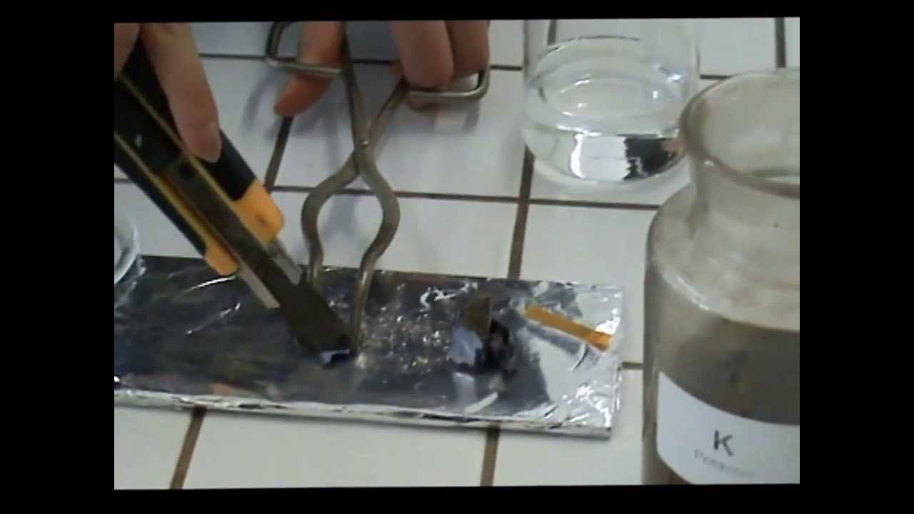 il potassio in laboratorio