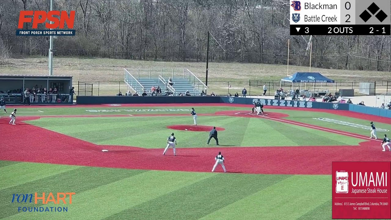 Battle Creek vs Blackman (Pre Season Baseball) 2-21