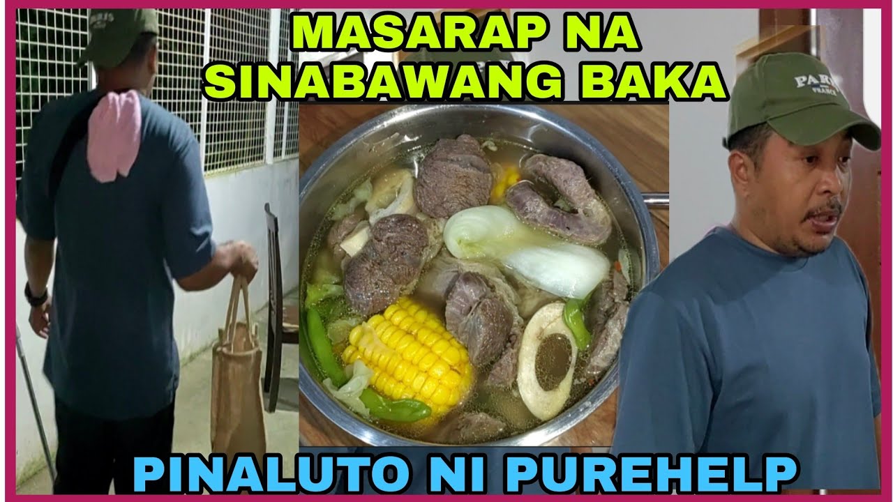 PARA KANINO KAYA ITO?! PUREHELP NAGPA LUTO NG SINABAWANG BAKA
