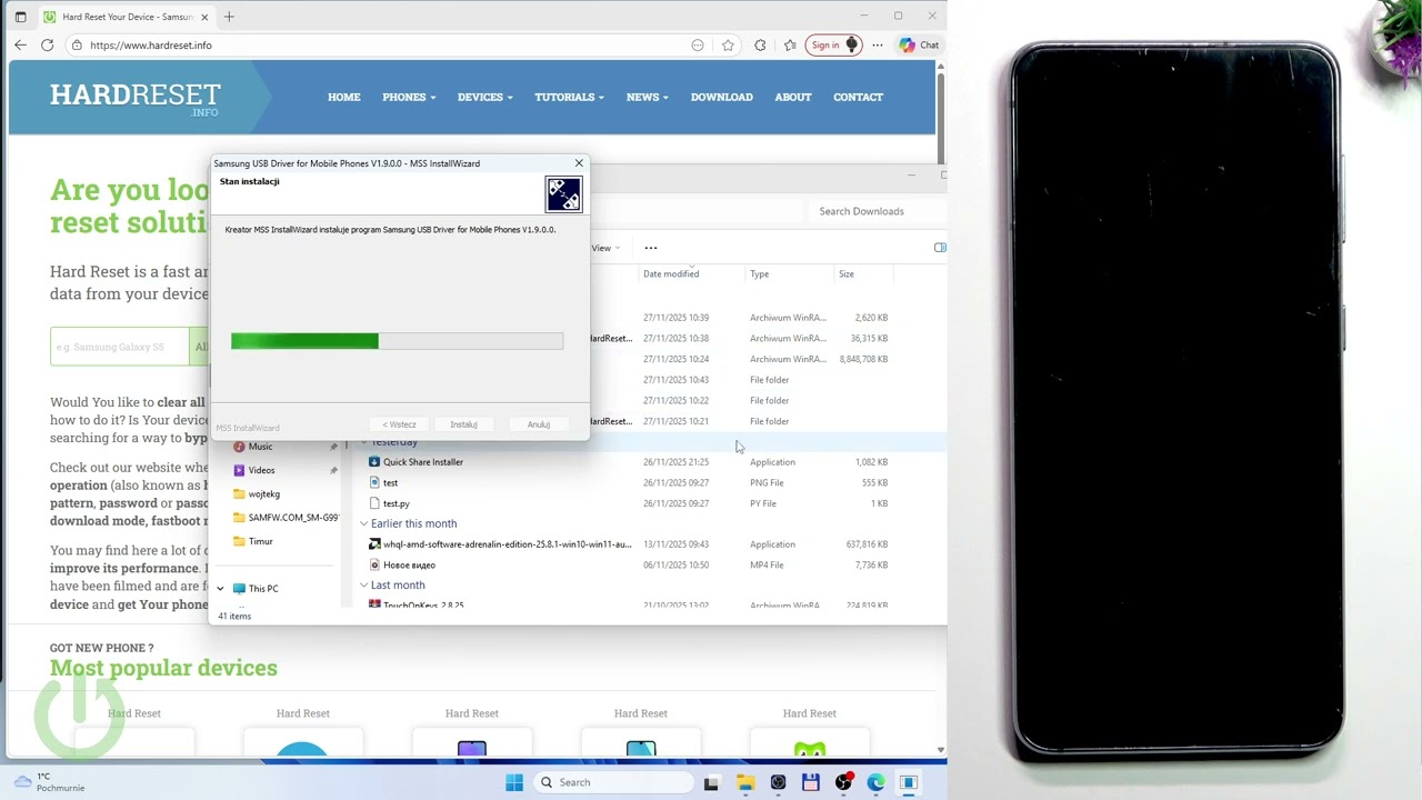SAMSUNG Galaxy S21 - Jak wgrać fabryczny ROM przez Odin