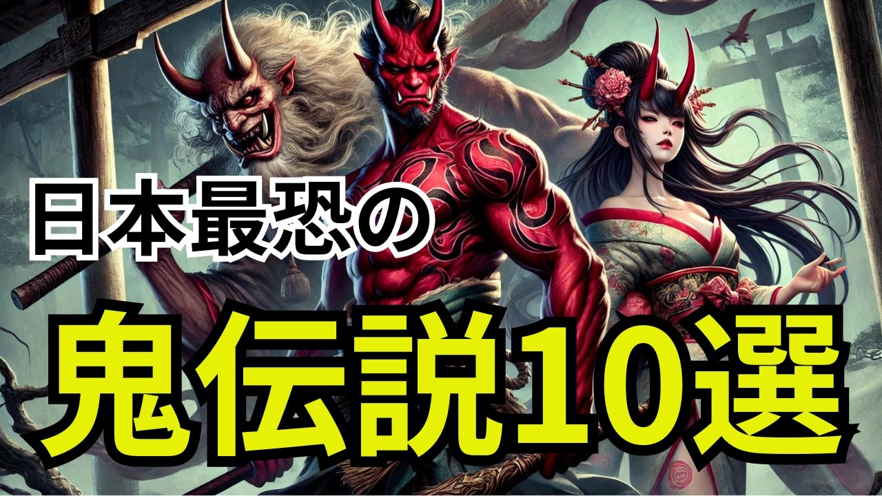 日本の鬼伝説ベスト10！恐怖と感動の物語を探る