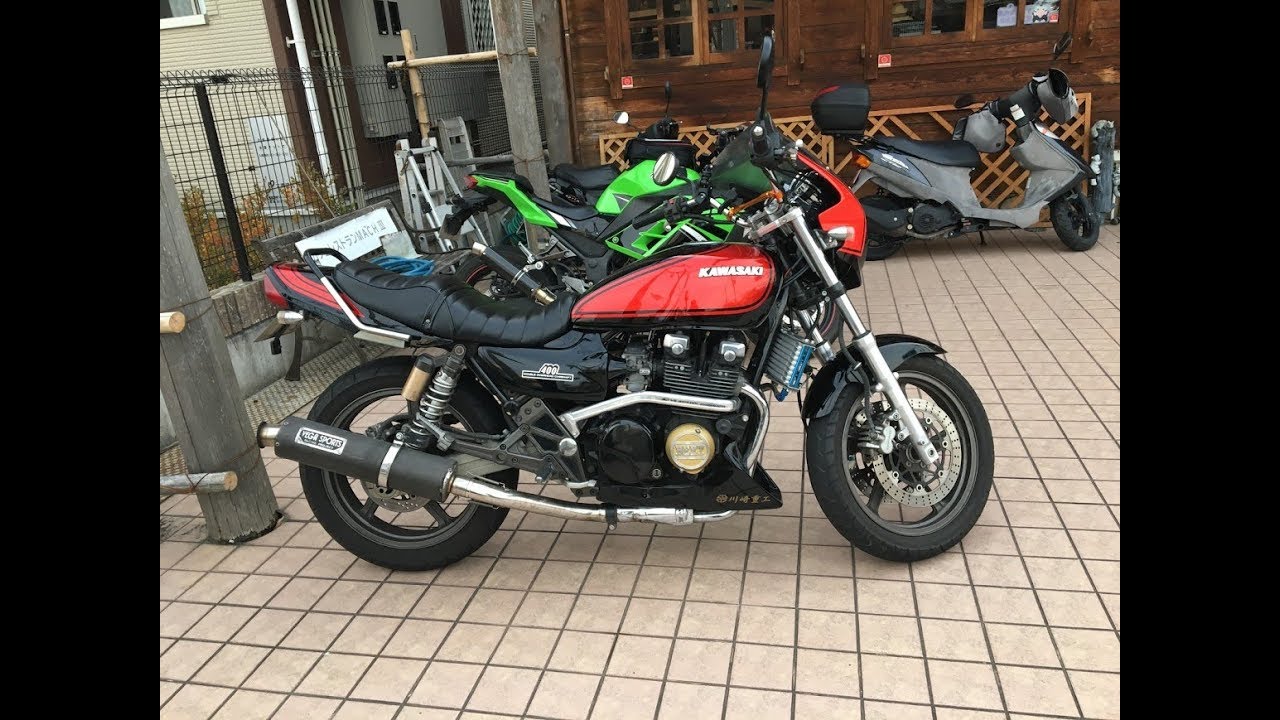 VEGA SPORTSサウンドを聞いて　1996 カワサキ・ゼファー400X　ZEPHYR-X　1996 Kawasaki ZEPHYR400X　愛知県　名古屋