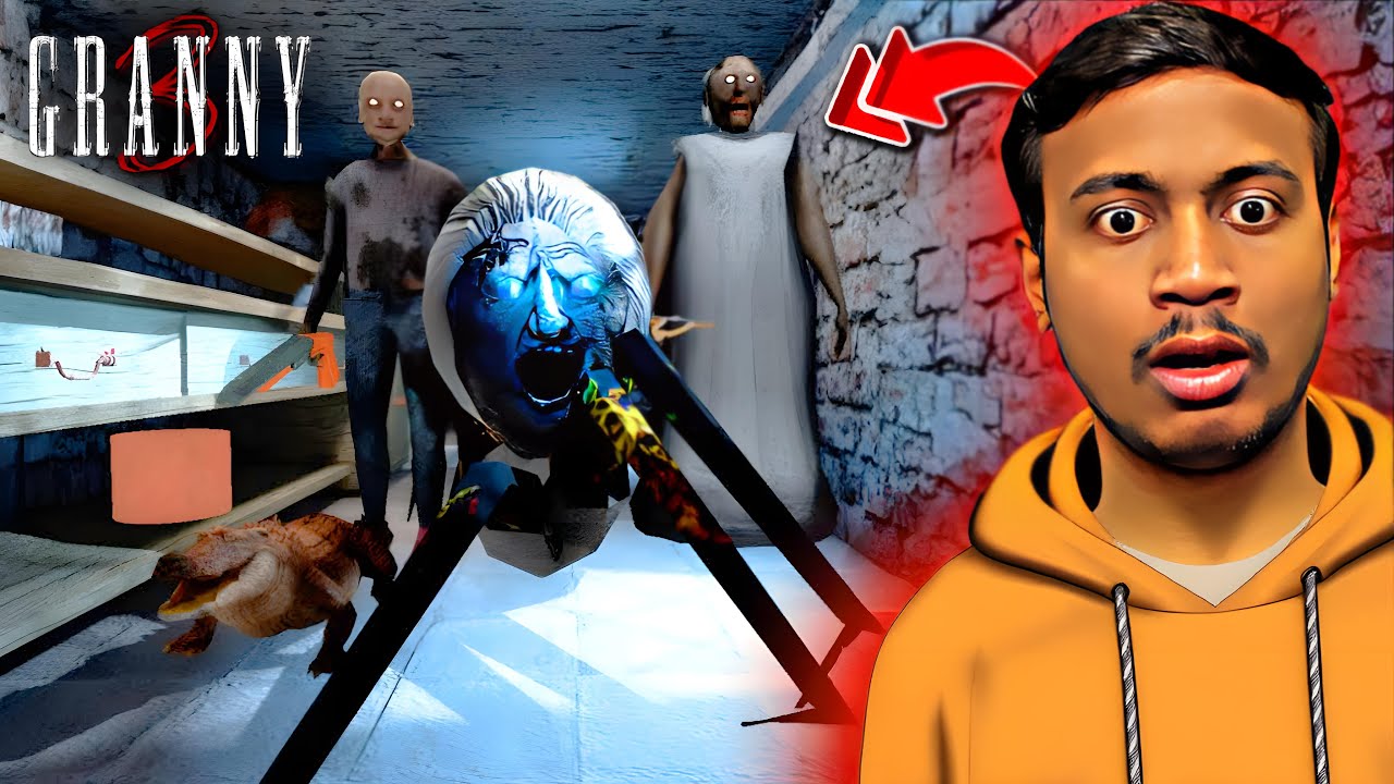 Mom Spider In The Granny House | Granny 3 Enhanced