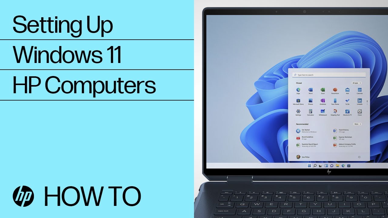 Setting Up Windows 11 for the First Time | HP Support